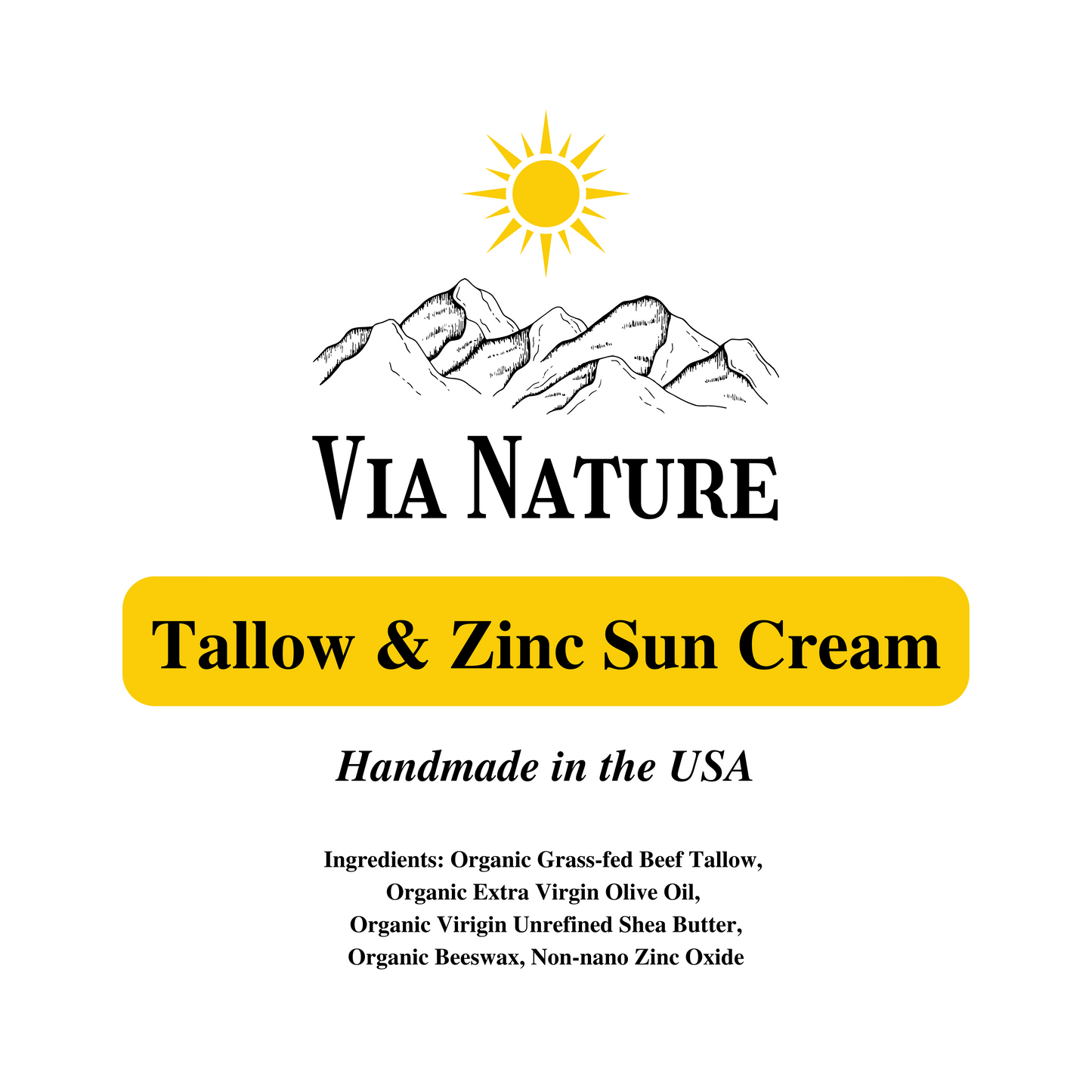 Tallow & Zinc Sun Cream
