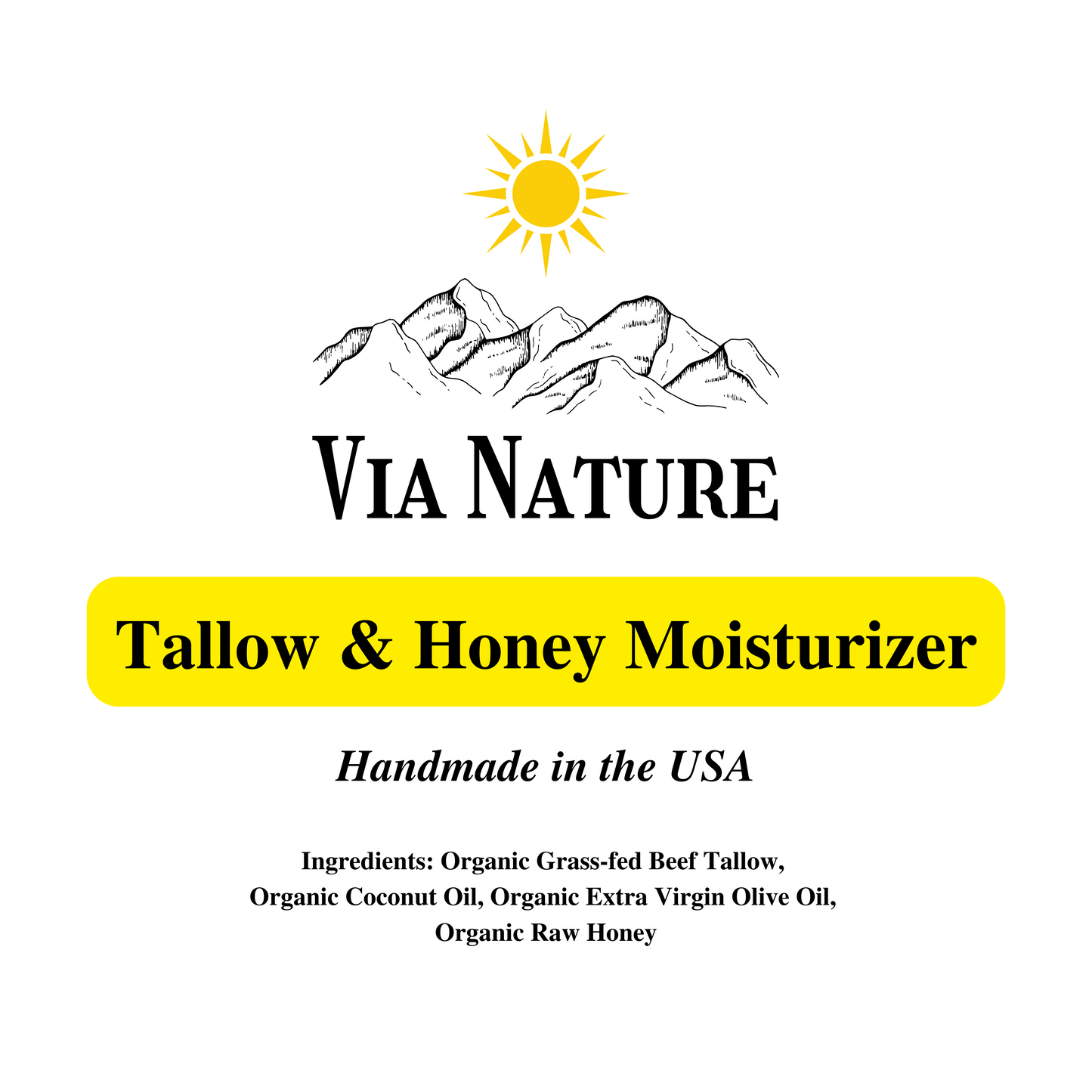 Tallow & Honey Moisturizer