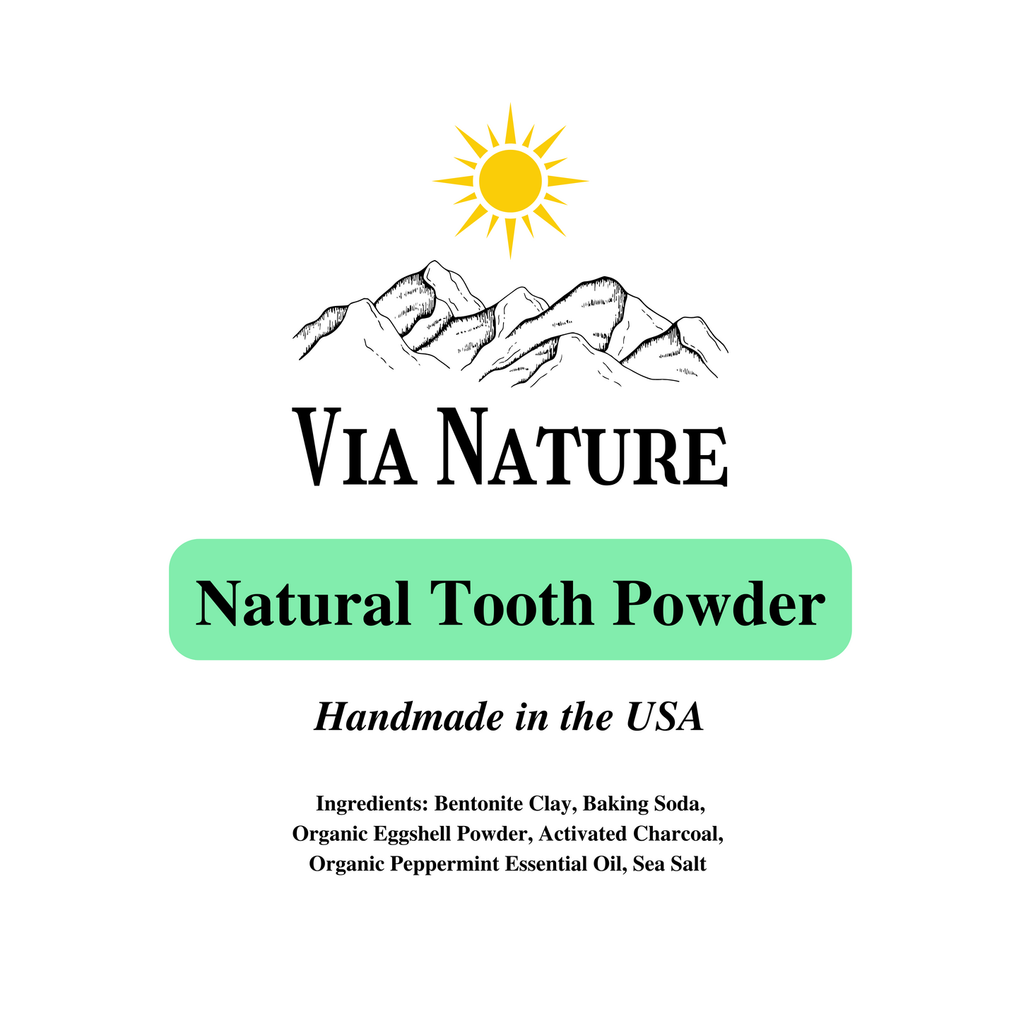 Natural Tooth Powder