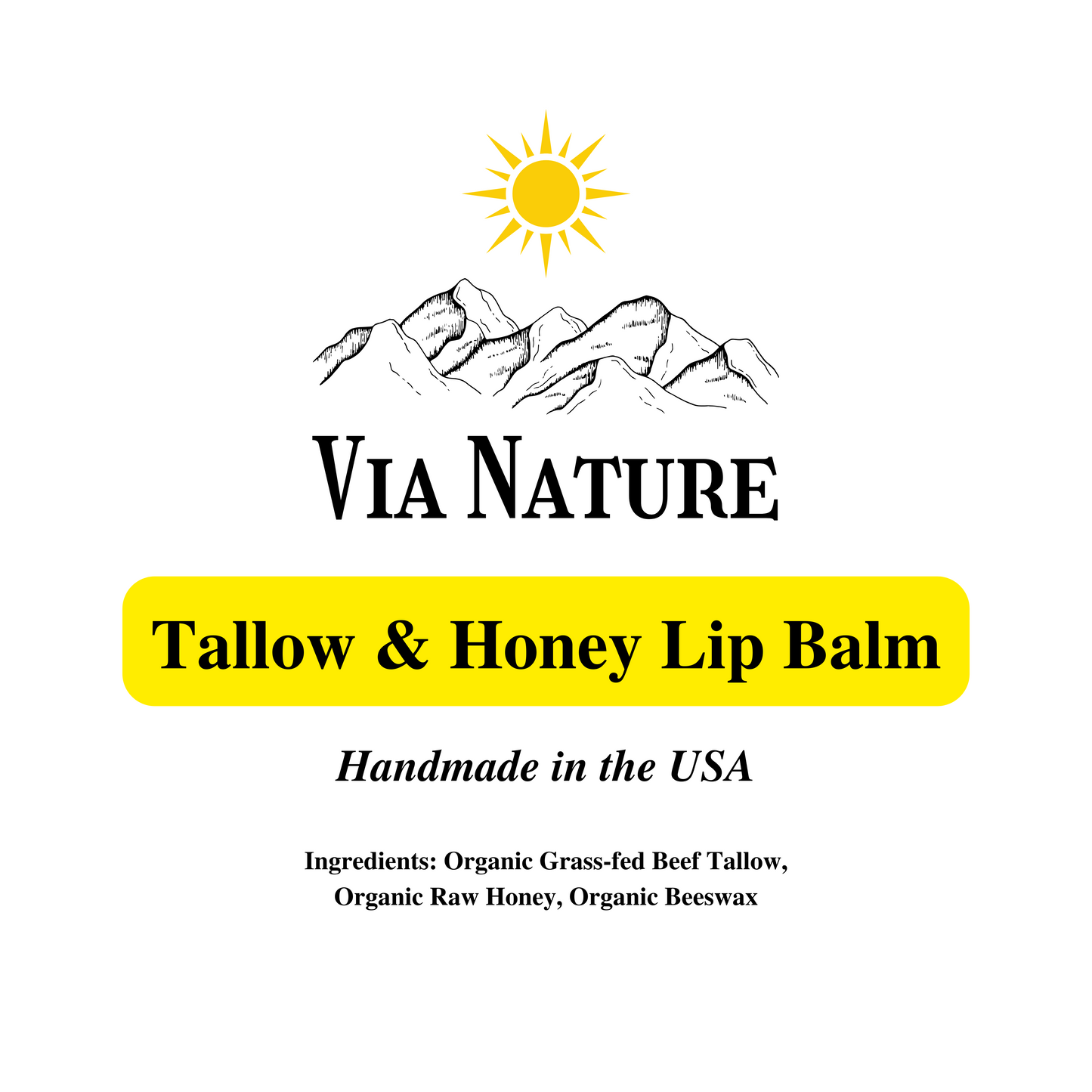 Tallow & Honey Lip Balm